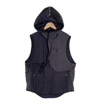 Y-3 ワイスリー M CH1 FLEECE VEST 切替 フリースベスト フード グレー GK4374 05/20 Size M 福生店