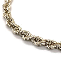 シルバー925 ロープチェーンブレスレット ITALY Size 19cm 福生店
