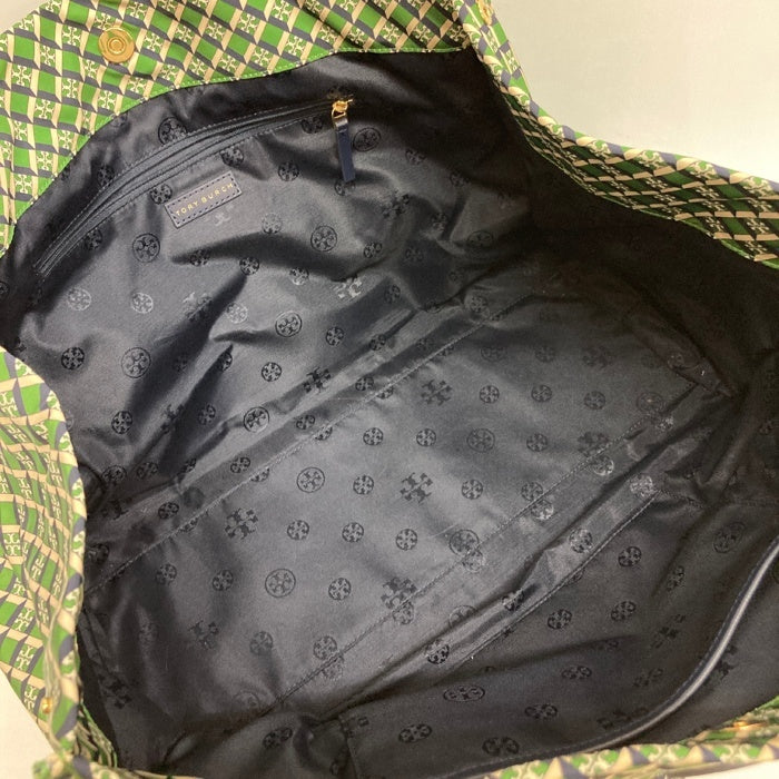 TORY BURCH トリーバーチ エラ 総柄 トートバッグ グリーン 瑞穂店