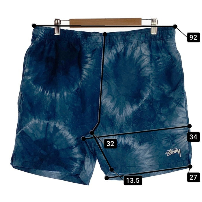 STUSSY ステューシー Tie Dye Water Shorts タイダイウォーターショーツ ショートパンツ ブルー 113105 Size XL 福生店