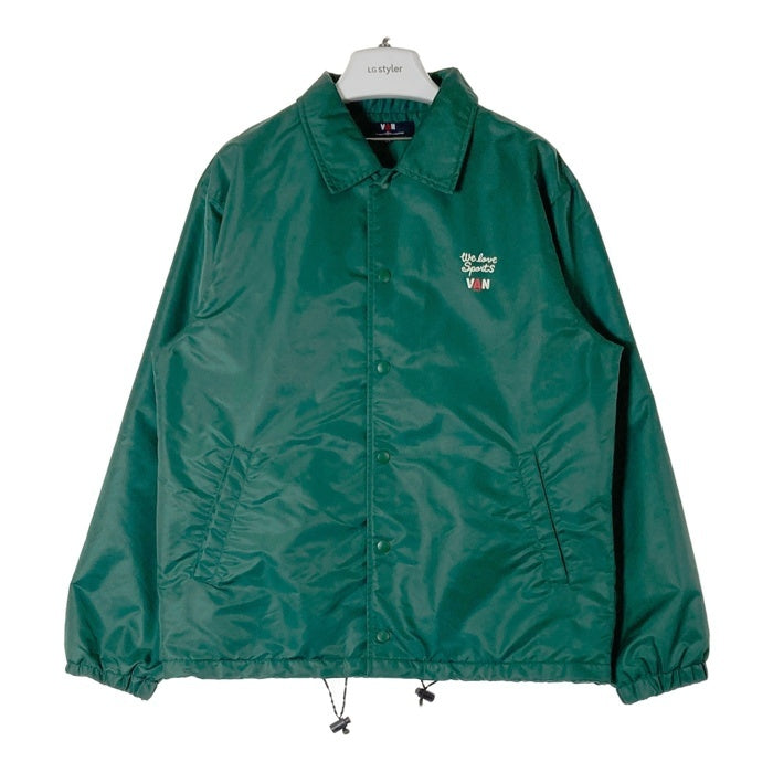 VAN ヴァン アーチロゴ コーチジャケット グリーン sizeM 瑞穂店