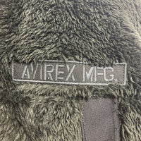 AVIREX アヴィレックス 6193481 ロングパイル コンバット フリースジャケット ブラック sizeM 瑞穂店