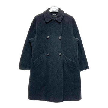 SPORTMAX スポーツマックス マックスマーラ ダブルボタンコート ウールXアンゴラ ダークグレー size38 瑞穂店