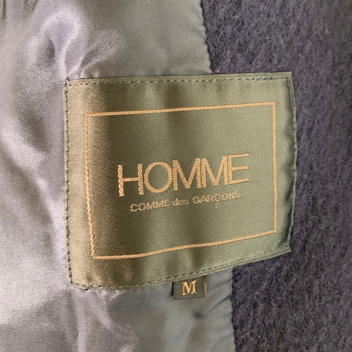 COMME des GARCONS HOMME コムデギャルソンオム ウール チェスターコート 比翼 ロング ラグランスリーブ ネイビー オールド HC-090100M Size M 福生店