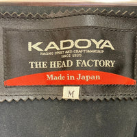 KADOYA カドヤ CPO RIDERS メルトン チェック ライダースジャケット ブラック sizeM 瑞穂店