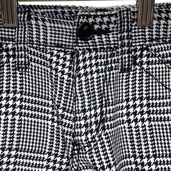 JUNYA WATANABE COMME des GARCONS ジュンヤワタナベ コムデギャルソン AD2003 千鳥 クロップドパンツ ブラック×ホワイト sizeS 瑞穂店