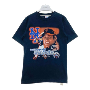 majestic マジェスティック ニューヨークメッツ 新庄剛志 Tシャツ ブラック sizeM 瑞穂店
