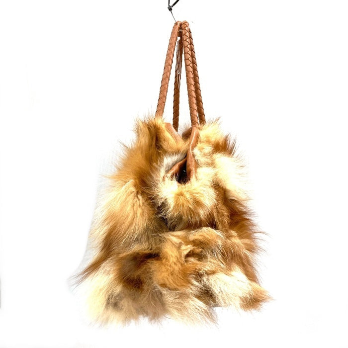 goa ゴア ラビットファー 2wayバッグ Y2K ブラウン 瑞穂店