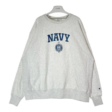 Champion チャンピオン U.S.NAVY リバースウィーブ クルーネックスウェットトレーナー グレー Size 2XL 瑞穂店