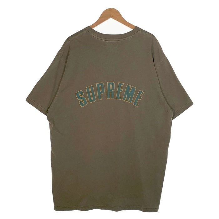 SUPREME シュプリーム 24SS Cracked Arc S/S Tee クラックドアーチロゴ ショートスリーブTシャツ プリント USED加工 オリーブ Size XXL 福生店