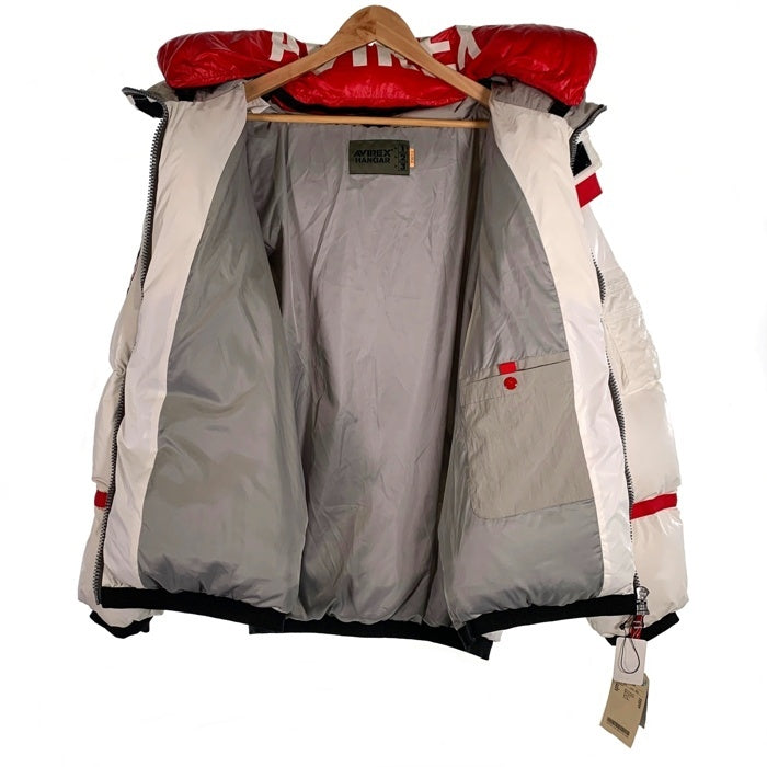 AVIREX アヴィレックス APOLO DOWN JACKET アポロダウンジャケット ホワイト 6102189 Size XL 福生店