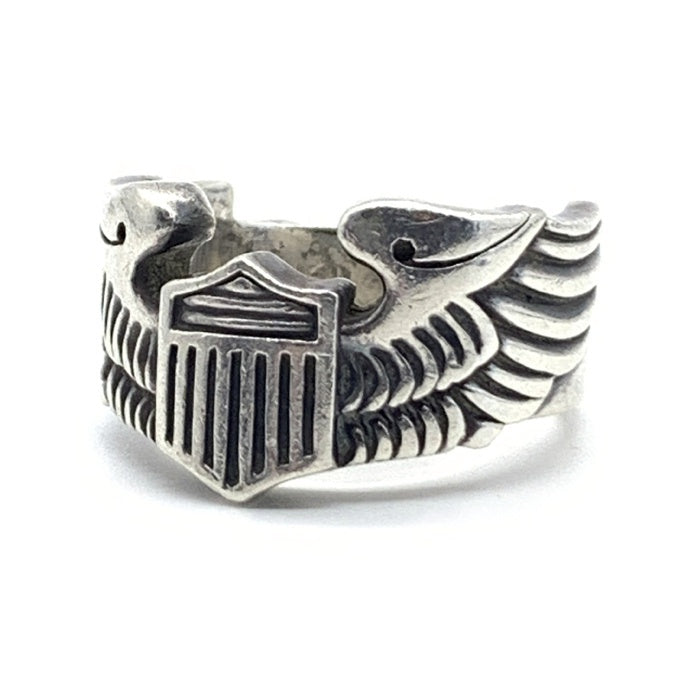 BUZZ RICKSON'S バズリクソンズ PILOT WING RING パイロットウィング シルバー ミリタリーリング STERLING BR01565 Size 23号 福生店