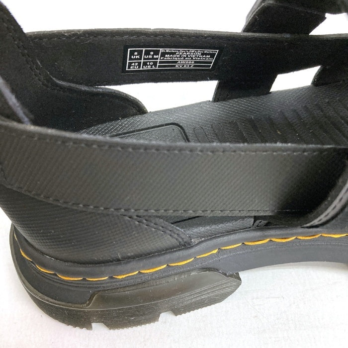 Dr.Martens ドクターマーチン PEARSON マルチストラップサンダル ブラック size42 瑞穂店