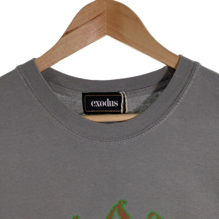 EXODUS エクソダス ROOTS＆DABS T-SHIRT プリントTシャツ グレー EXDS-TEE-03 Size L 福生店