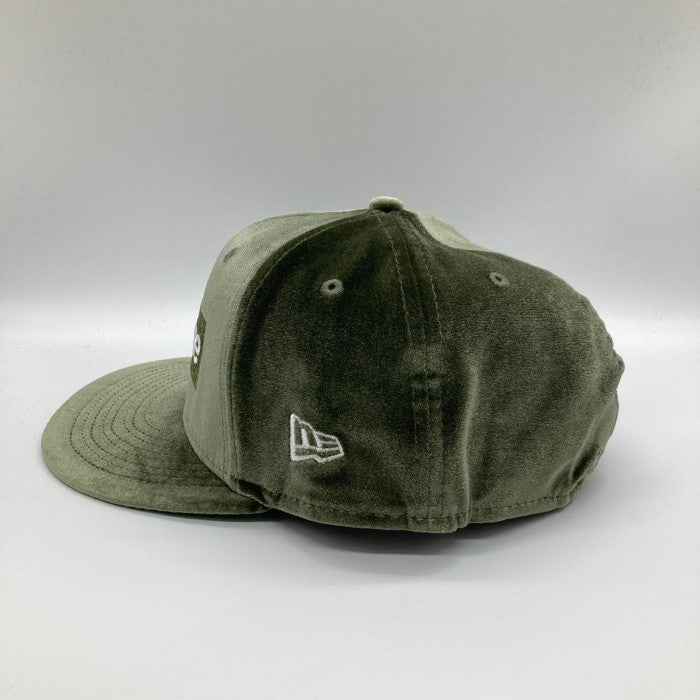 Supreme×NEW ERA シュプリーム×ニューエラ 22AW Velour Box Logo NEW ERA ベースボールキャップ オリーブ size7 5/8 60.6cm 瑞穂店