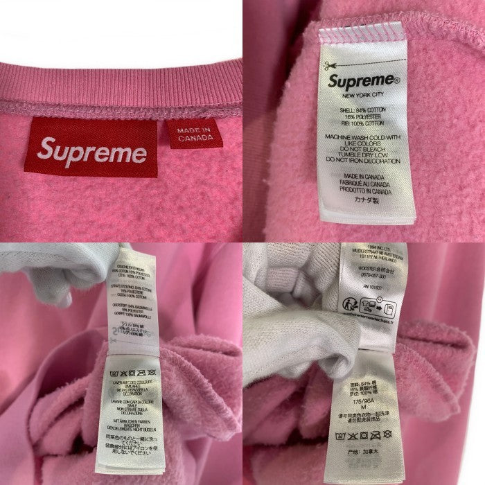 SUPREME シュプリーム 25AW Small Box Crewneck スモールボックス クルーネック スウェット ピンク Size M 福生店