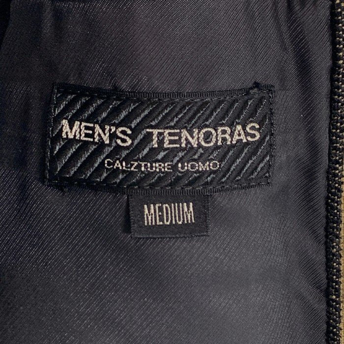 MEN'S TENORAS メンズティノラス ノーカラー ストライプジャケット 5B レーヨン ウール Size M 福生店