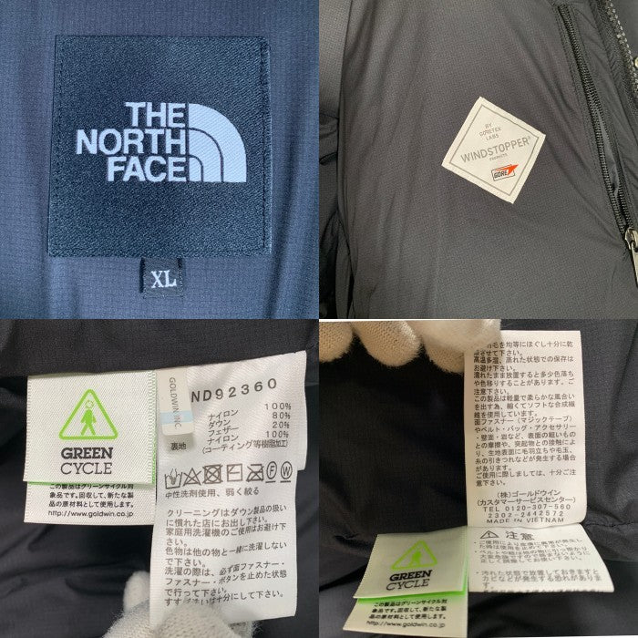 THE NORTH FACE ノースフェイス Alteration Baffs Jacket オルタネーションパフズ ダウンジャケット ブラック ND92360 Size XL 福生店