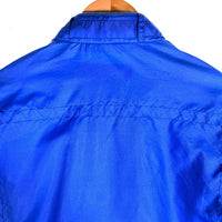 80's King Louie キングルイ PRO FIT FEL-PRO PERFORMANCE GASKETS ジップアップ ナイロン ジャケット ブルー Size S 福生店