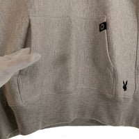 EXAMPLE エグザンプル PLAYBOY プレイボーイ プルオーバー フーディー パーカー アッシュグレー Size XL 福生店