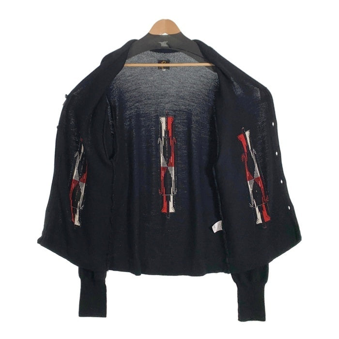 Needles ニードルズ V Neck Cardigan - Chimayo Vネックカーディガン チマヨ ウール ブラック OT268 Size L 福生店