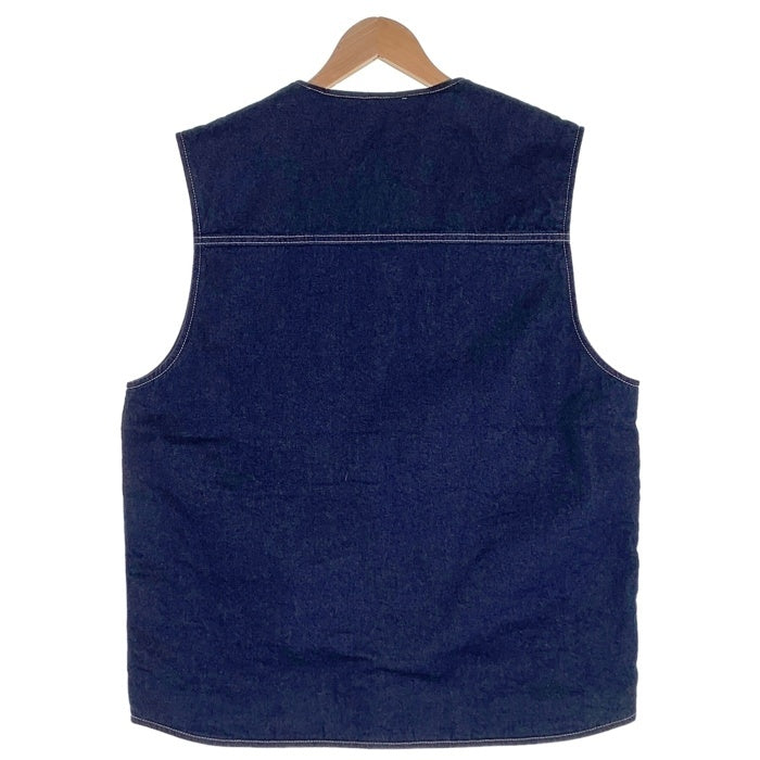Carhartt WIP カーハート ワークインプログレス CHORE VEST チョアベスト 裏地ブランケット インディゴ I032704 Size L 福生店