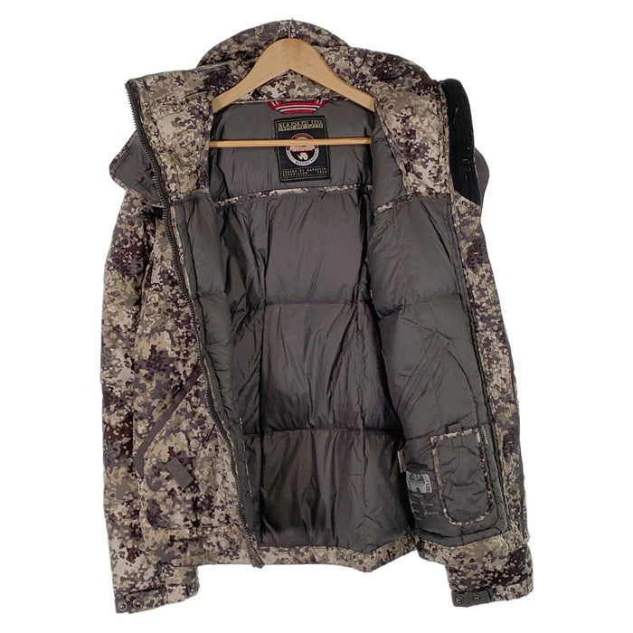 NAPAPIJRI ナパピリ AZUMA CAMO ダウンジャケット カモフラージュ W1130S Size L 福生店