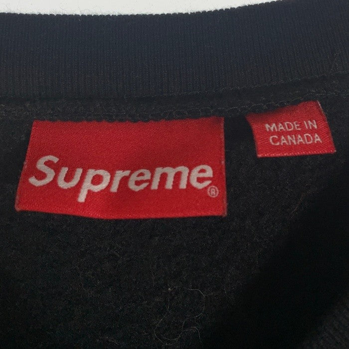 SUPREME シュプリーム 22AW Box Logo Sweatshirt ボックスロゴ クルーネックスウェットトレーナー ブラック Size L 福生店