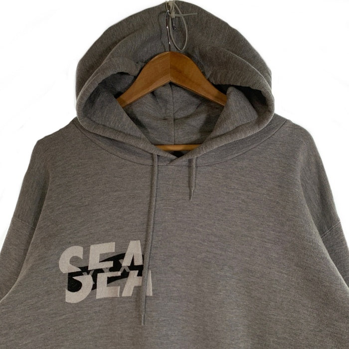 WIND SEA ウィンダンシー GOD SELECTION XXX ゴットセレクショントリプルエックス ロゴ プルオーバー フーディー パーカー グレー WDS-XXX-SP-07 Size XL 福生店