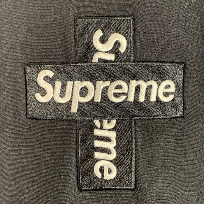 SUPREME シュプリーム 20AW Cross Box Logo Hooded Sweatshirt クロスボックスロゴ プルオーバー スウェットパーカー ブラック Size XL 福生店