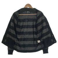 Schott ショット Cardigan カーディガン ブラック グレー 3144011 Size S 福生店