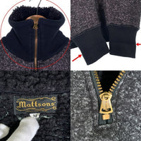 Mattson's マットソンズ FLEECE BOA HALF ZIP RACING JERSEY 裏ボア フリース ハーフジップ レーシング ジャージー スウェット ブラック チャコール Size M 福生店