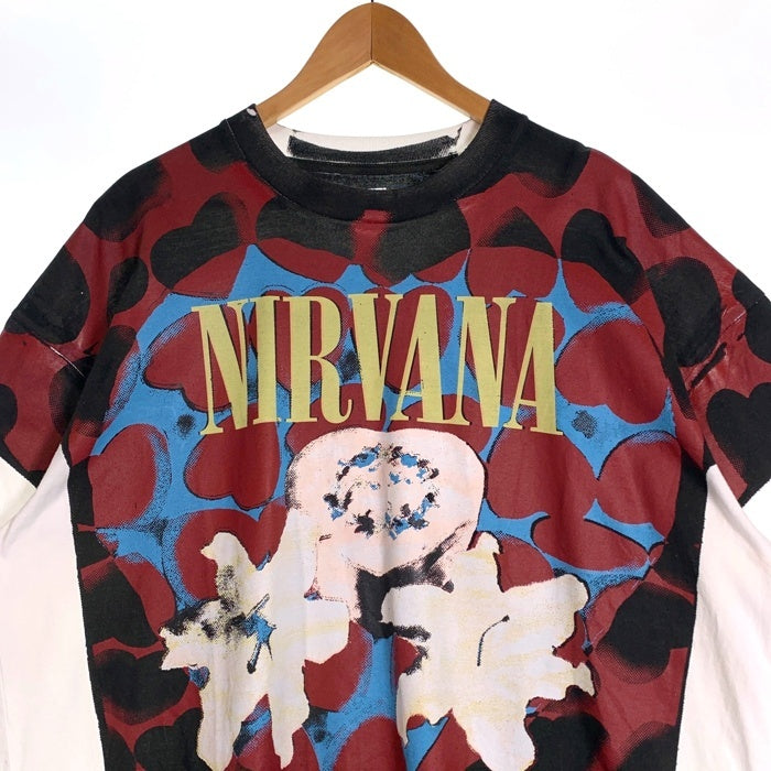 The Salvages ザ・サルベージズ Teenage Angst` Heat Shaped Box OS T-Shirts Nirvana ニルヴァーナ 半袖 Tシャツ ホワイト Size OS 福生店