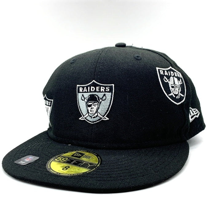 NEW ERA ニューエラ JUST DON ジャスト ドン 59FIFTY LAS VEGAS RAIDERS ラスベガス レイダース ベースボール キャップ ブラック Size 8 (63.5cm) 福生店