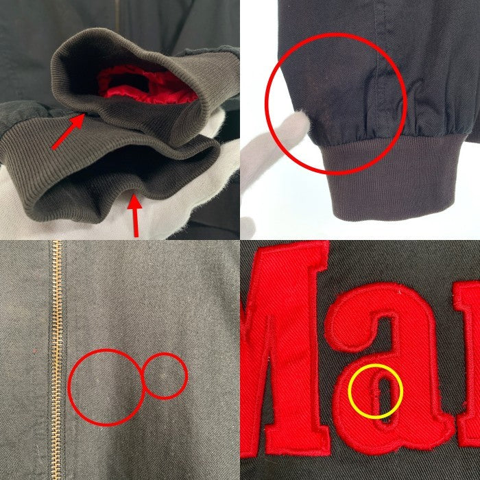90's Marlboro Reversible Jacket マルボロ リバーシブルジャケット ブラック レッド ロゴワッペン Size XL 福生店