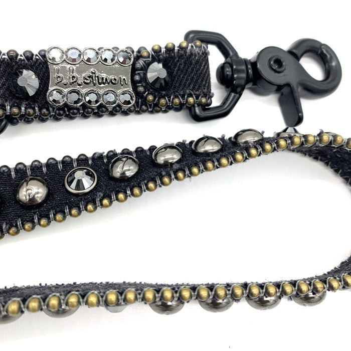 SUPREME シュプリーム b.b. Simon ビービーサイモン Denim Lanyard デニム ランヤード ネックストラップ ブラック 福生店