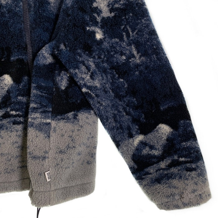 SNS Sneakersnstuff ジップアップ フリース ジャケット ブルー タイダイ Size L 福生店