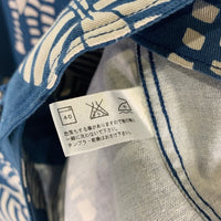 Bohemians ボヘミアンズ ゼブラプリント ベスト ジレ ネイビー Size 3 福生店