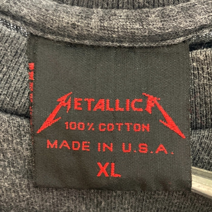 METALLICA メタリカ  AND JUSTICE FOR ALL メタル・ジャスティス 公式タグ USA製 シングルステッチ 1988年コピーライト Tシャツ フェードブラック sizeXL 瑞穂店