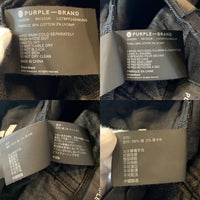 PURPLE BRAND パープルブランド スキニー デニムパンツ ブラック P001 Size 30 福生店