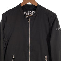 DIESEL ディーゼル J-GLORY-NW ナイロン ライダースジャケット ブラック Size M 福生店