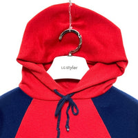 adidas アディダス USA製 パーカー トレフォイル ロゴ 80s レッド sizeS 瑞穂店