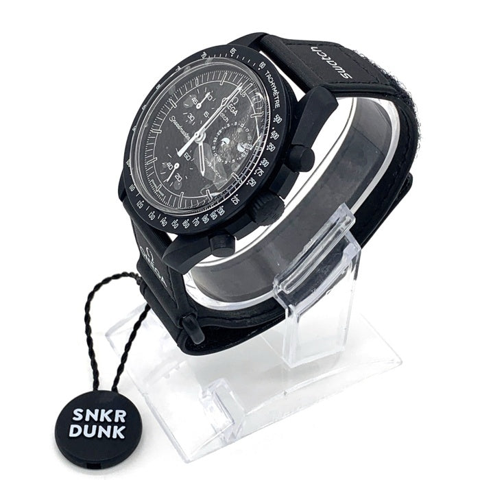 OMEGA オメガ SWATCH スウォッチ MISSION TO THE MOONPHASE BIOCERAMIC MOONSWATCH COLLECTION 腕時計 ブラック 福生店