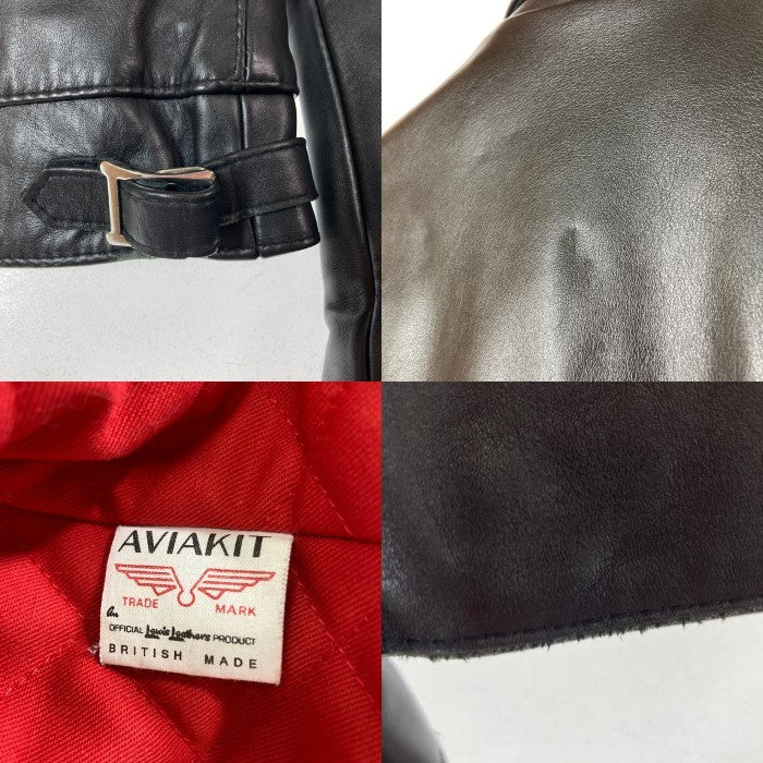 Lewis Leathers ルイスレザー 551 DOMINATOR ドミネーター シングル ライダース ジャケット ブラック size36 瑞穂店