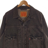 LEVI'S リーバイス TYPEⅡトラッカー デニム ジャケット ブラック A7632-0002 Size L 福生店