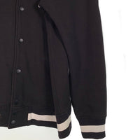 STUSSY ステューシー スウェット アワードジャケット スタジャン ブラック プリント Size XL 福生店