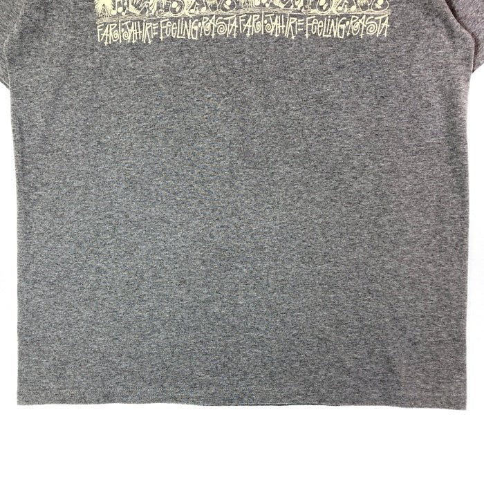 STUSSY ステューシー ラスタ トムトム プリント Tシャツ グレー sizeL 瑞穂店