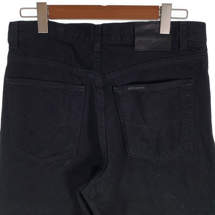 00's HARLEY-DAVIDSON ハーレーダビッドソン BLACK DENIM PANT ブラックデニムパンツ ブラック Size 32/30 福生店