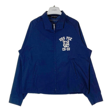 SPORTSMASTER スポーツマスター USS FOX CG-33 アメリカ海軍プリント スイングトップ ネイビー sizeL 瑞穂店