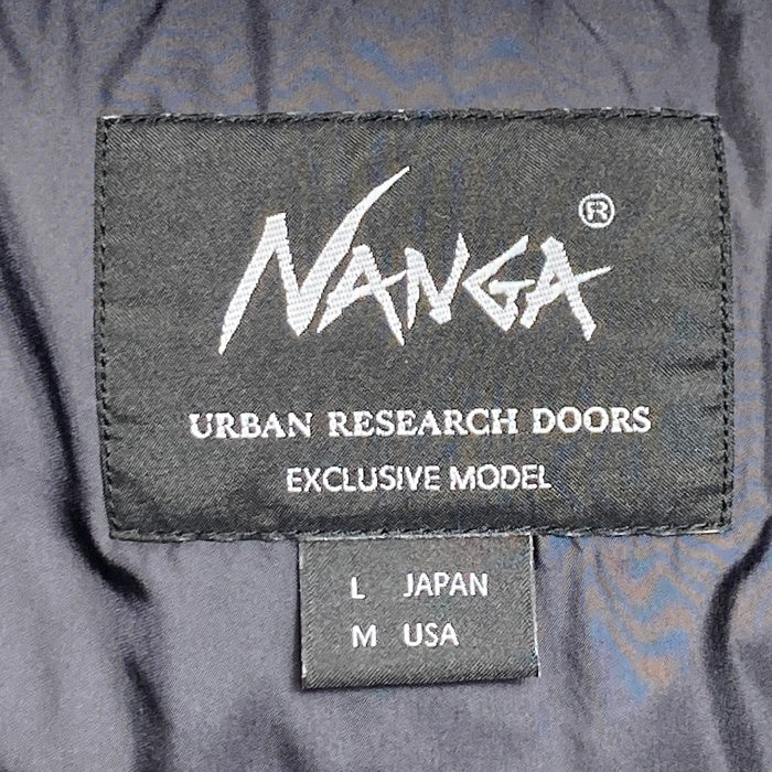 NANGA ナンガ DR17-17H701 URBAN RESEARCH DOORS 別注 ダウンジャケット グリーン sizeL 瑞穂店